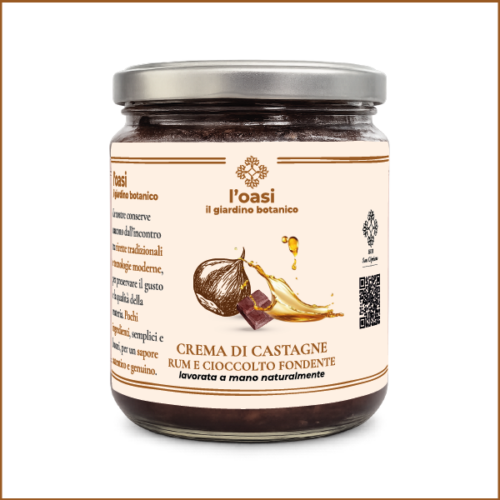 crema di castagne rum e cioccolato Crema di Castagne, rum e cioccolato fondente